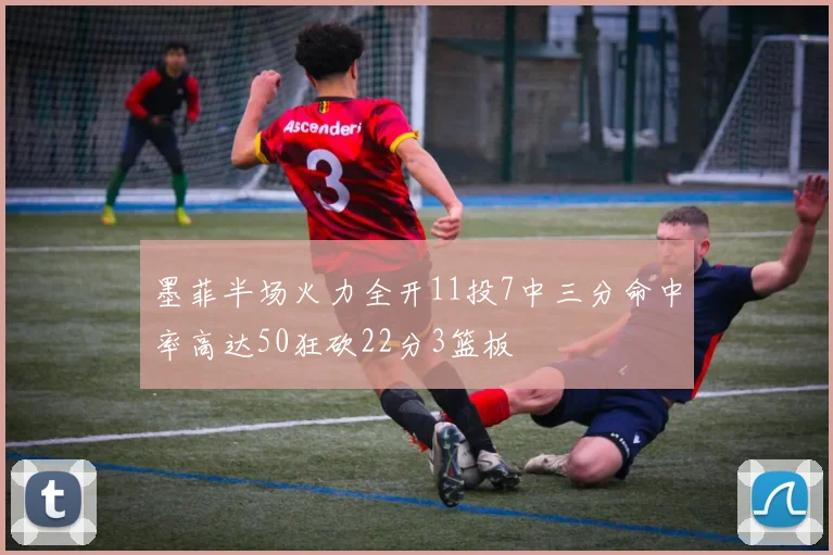墨菲半场火力全开11投7中三分命中率高达50狂砍22分3篮板